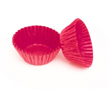 Praline paper cup 100 pieces red at sweetART